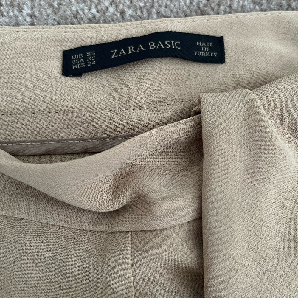 ZARA tan Dress pants